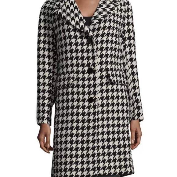 kate spade houndstooth coat